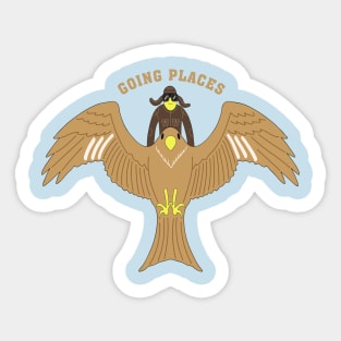 Going Places with The Bird Sticker